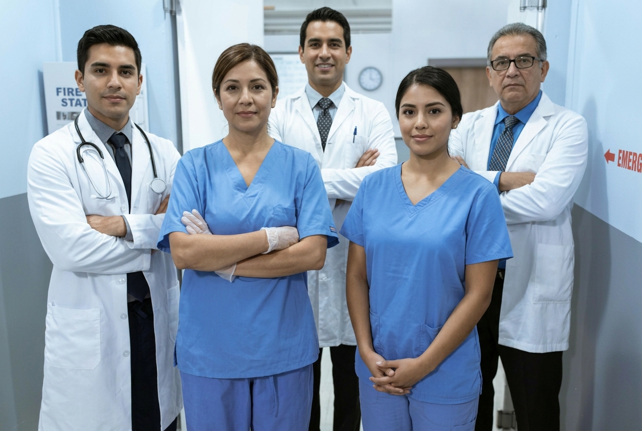 Equipo médico Hospital MQA